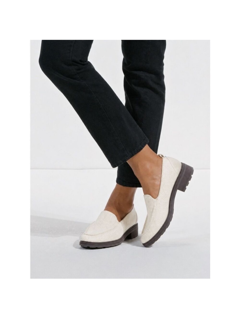 Rothy's The Lug Loafer ivory size 11